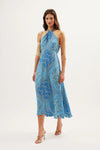 Caitlin  -  Boho Scarf Blue