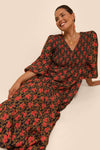 extended-sizing-capsule,Brooke Shirred Midi Dress